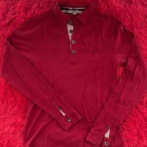 Beautiful Burberry long sleeve polo